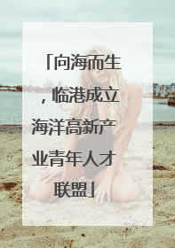 向海而生，临港成立海洋高新产业青年人才联盟